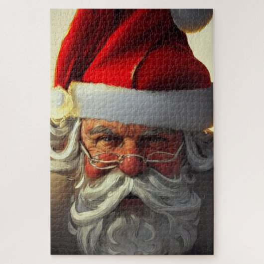 Santa Claus Jigzaag Puzzle Legpuzzel (Verticaal)