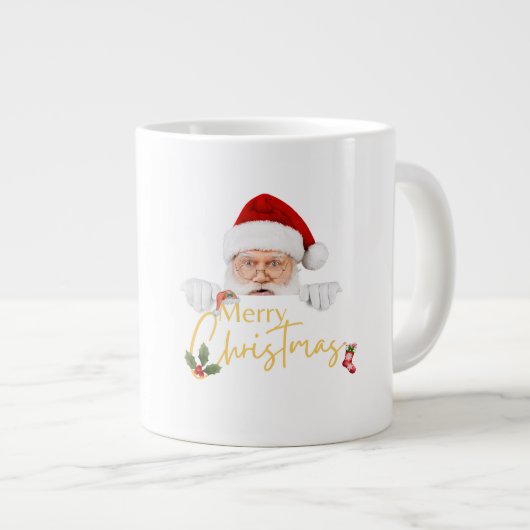 Santa Claus Joyeux Noël Spécialité Mug (Devant droit)