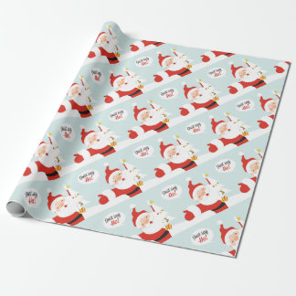 Santa Claus - just say go Cadeaupapier