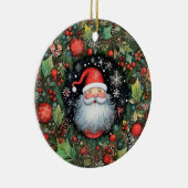 Santa Claus Keramisch Ornament (Rechts)