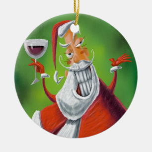 Santa Claus Keramisch Ornament