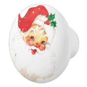 Santa Claus Keramische Knop (Rechts)
