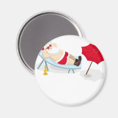 santa claus kerstmis magneet (Voorkant / Achterkant)