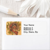 Santa Claus Kerstmis portret Etiket (Insitu)