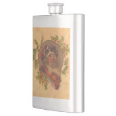 Santa Claus Kerstmis  portret Flacon (Links)