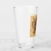 Santa Claus Kerstmis  portret Glas (Rechts)