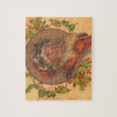 Santa Claus Kerstmis  portret Legpuzzel (Verticaal)