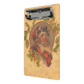 Santa Claus Kerstmis portret Mini Klembord (Angled2)