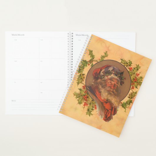 Santa Claus Kerstmis  portret Planner (Display)