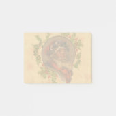 Santa Claus Kerstmis  portret Post-it® Notes (Voorkant)