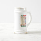 Santa Claus Kerststein Bierpul (Voorkant rechts)