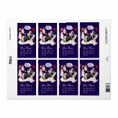 SANTA CLAUS, KLEINE ANGEL EN MERLIN kerstfeest Etiket (Full Sheet)