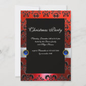 SANTA CLAUS, KLEINE ANGEL EN MERLIN kerstfeest Kaart (Achterkant)