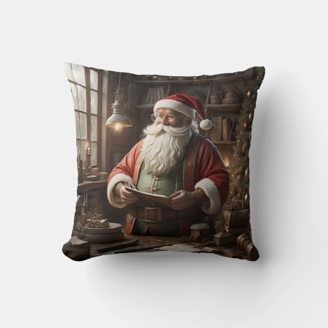 Santa Claus Kussen (Voorkant)
