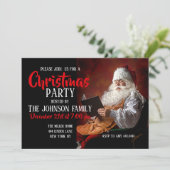 Santa Claus leest boek Kaart (Staand voorkant)