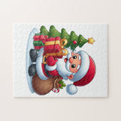 Santa Claus Legpuzzel (Horizontaal)