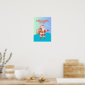 Santa Claus Magic: Breng Kerstmis tot leven met Th Poster (Keuken)