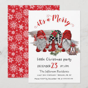 Santa Claus Merry Christmas Little Party Kaart