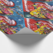 SANTA CLAUS MET CHRISTMAS GIFT SACK CADEAUPAPIER (Hoek)