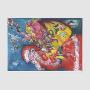 SANTA CLAUS MET CHRISTMAS GIFTS TISSUEPAPIER