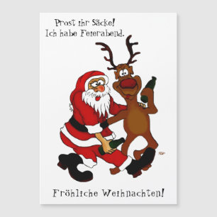 Santa Claus met een maas - Fijne kerst