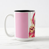 Santa Claus mug Tweekleurige Koffiemok (Links)