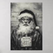 Santa Claus Mugshot: Naughty List Gone Wrong Poster (Voorkant)