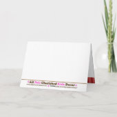 SANTA CLAUS Noël Carte pliée (Dos)