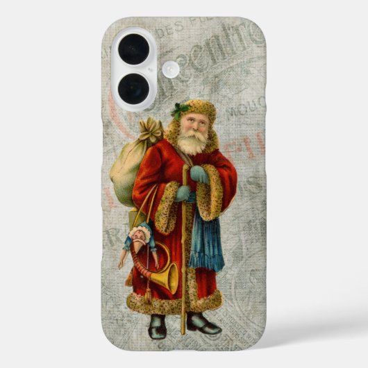 Santa Claus Old World  Style Case-Mate iPhone Case (Achterkant)