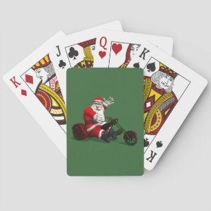 Santa Claus on Trike Speelkaarten