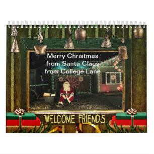 Santa Claus op College Lane Calendar Kalender