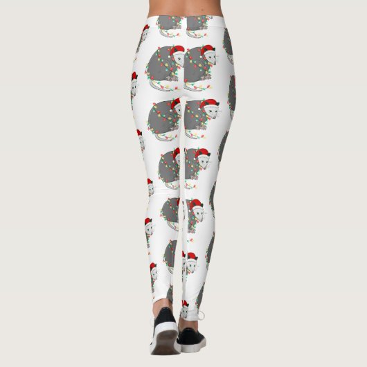 santa claus opossum leggings (Achterkant)