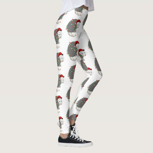 santa claus opossum leggings (Rechts)