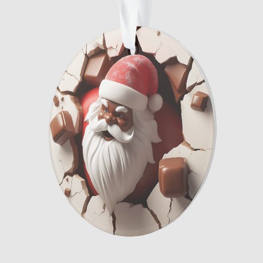 Santa Claus Ornament with Festive Cheer (voorkant)