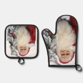 Santa Claus Ovenwant & Pannenlap Set (Voorkant)