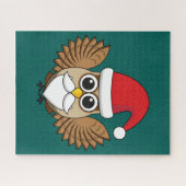 Santa Claus Owl Legpuzzel (Horizontaal)