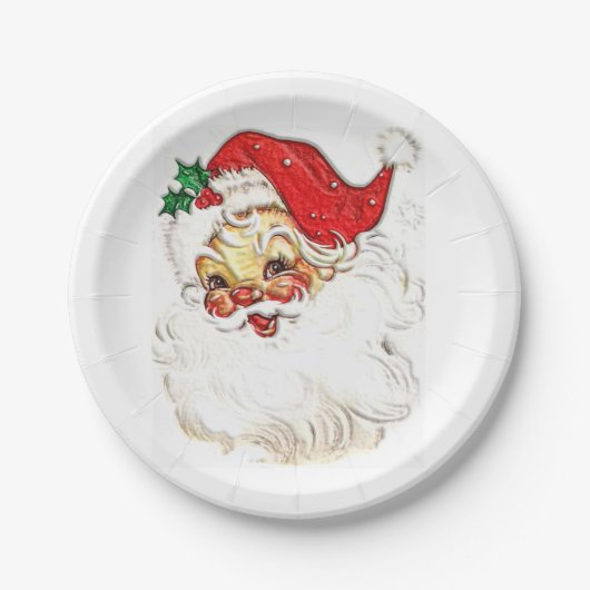 Santa Claus Papieren Bordje (Voorkant)