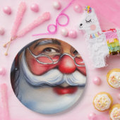 Santa Claus Papieren Bordje (Feest)