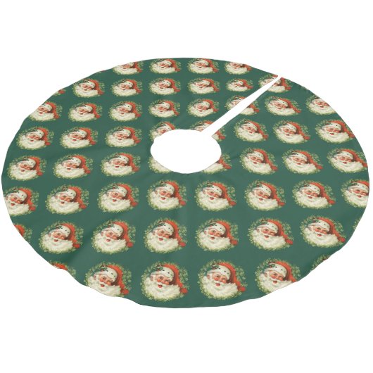 Santa Claus Pattern Kerstboom Rok (Gekanteld)