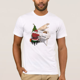 Santa Claus Pianist T-shirt