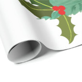 santa claus pin cadeaupapier (Rol Hoek)