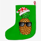 Santa Claus Pineapple Grote Kerstsok (Achterkant)