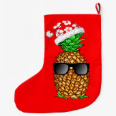 Santa Claus Pineapple Grote Kerstsok (Achterkant)