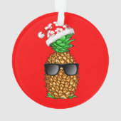 Santa Claus Pineapple Ornament (achterkant)