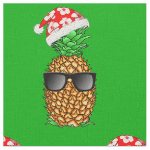 Santa Claus Pineapple Stof
