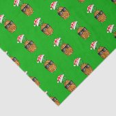 Santa Claus Pineapple Tissuepapier (Detail)