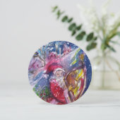 SANTA CLAUS PLAYING HARP - CHRISTMAS PARTY Pearl Kaart (Staand voorkant)