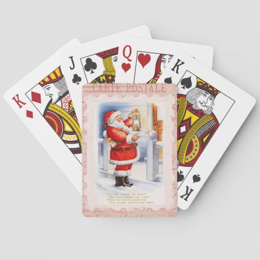 Santa Claus Pokerkaarten (Achterkant)