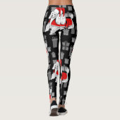 santa claus poodle leggings (Achterkant)