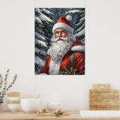 Santa Claus Poster (Keuken)
